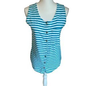 Jack MulQueen Sport Stripe Top Size Medium